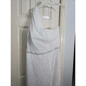 Wedding Dress Size (19) Large From Speechless Lace Floral Long Diamond Waist